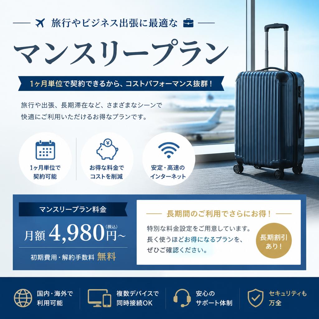 お得な長期プランで経済的に