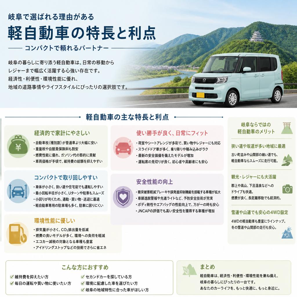 軽自動車レンタルの利点
