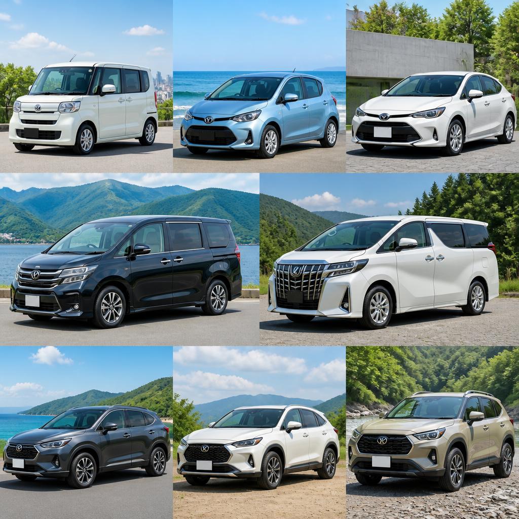 多彩な車種の中から選べる楽しみ