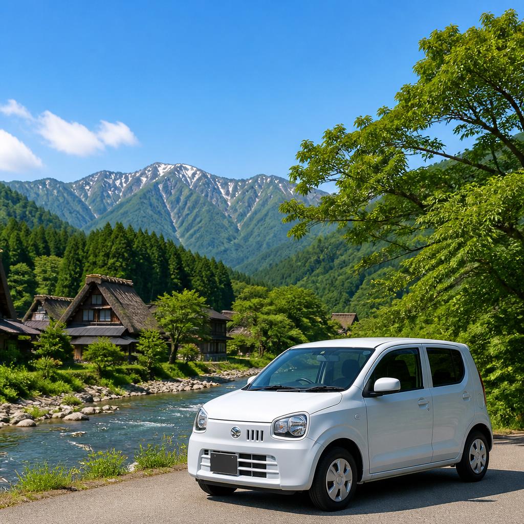 岐阜で自由な旅を実現！格安軽自動車1ヶ月レンタルプラン！